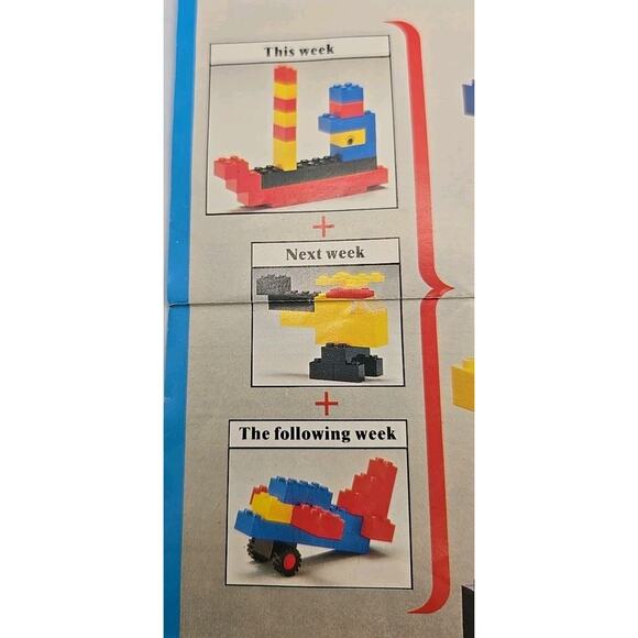 Lego 1986 McDonald’s Happy Meal 3 Sets with Instructions + extra pieces SH4 - Picture 5 of 16